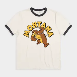Montana Retro Slobbering Bear Ringer Tee