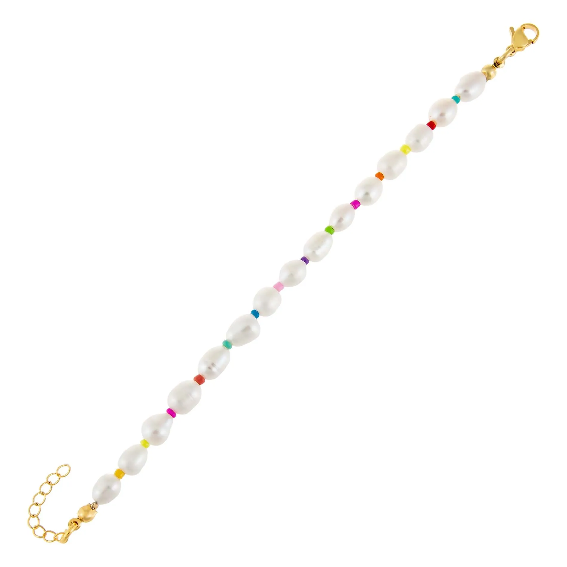 Multi Color Pearl Bracelet