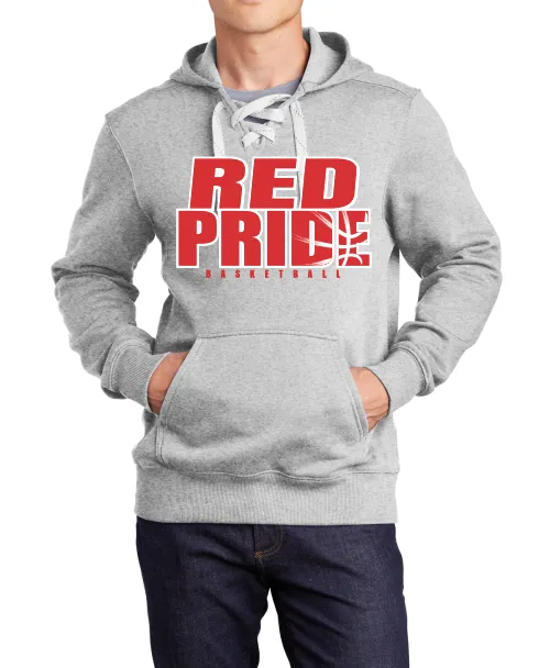 MY Plainfield Basketball- RED PRIDE HOODIE