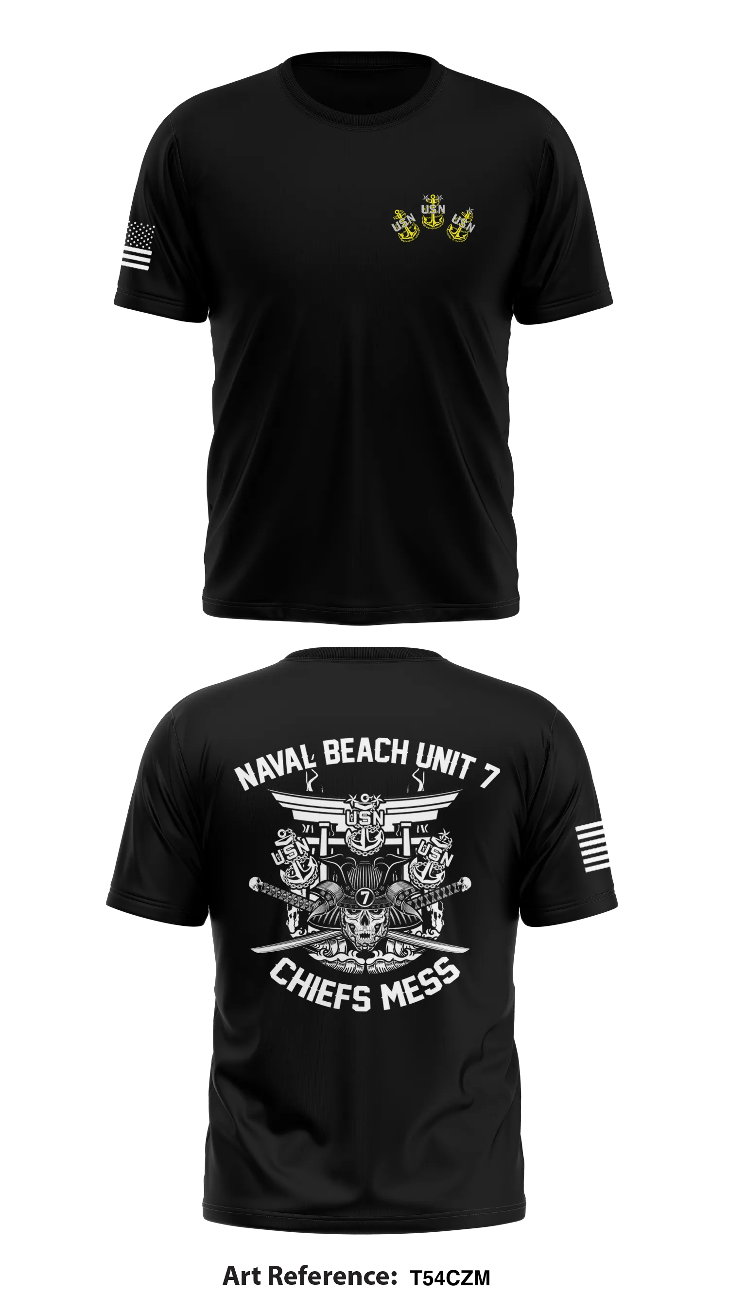 Naval Beach Unit 7 Core Men's SS Performance Tee - t54CzM