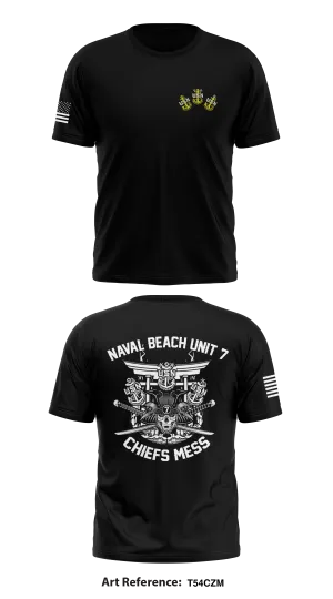 Naval Beach Unit 7 Core Men's SS Performance Tee - t54CzM