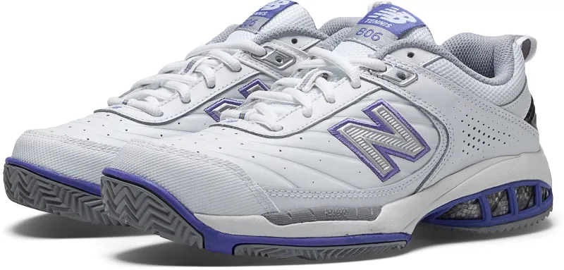 New Balance Women's 806 Tennis Shoes in White