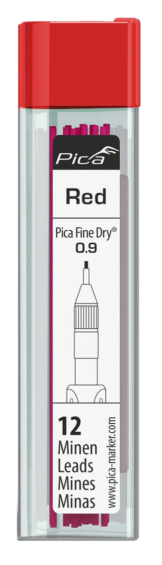 NEW! Pica Fine Dry Red refills (PICA-Marker)