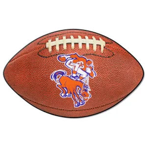 NFLV - Denver Broncos Football Mat - Bucking Bronco Logo