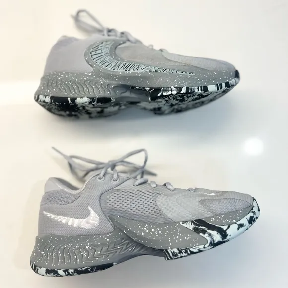 Nike 2023 Zoom Freak 4 'Etched in Stone' Basketball 🏀 Shoes 4.5Y