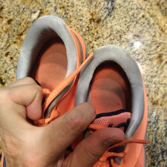 Nike KD VII 35,000 Degrees 669942-800 Basketball Shoes Bright Mango/Grey Sz 7Y