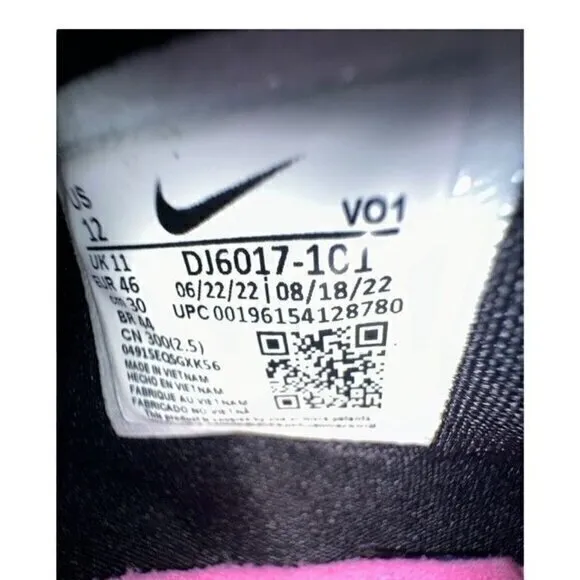 Nike Kyrie 8‎ &quot;White Black&quot; DJ6017-101 Men's size 12 NWOT