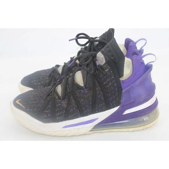 Nike Lebron XVIII 18 Lakers Men's size 8 Basketball Shoes  CQ9283-004 PURPLE