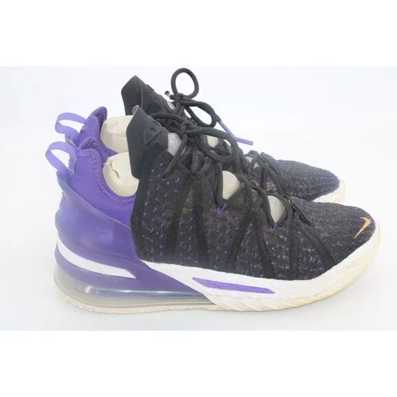 Nike Lebron XVIII 18 Lakers Men's size 8 Basketball Shoes  CQ9283-004 PURPLE