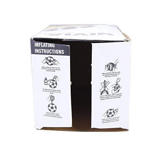 Nivia latex Trainer Football Combo Size 5, White and Nivia Double Action Ball Air Pump