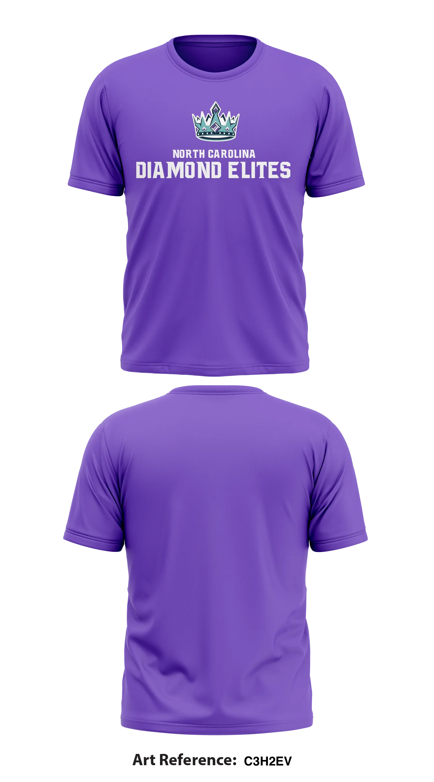 North Carolina Diamond Elite Core Men's SS Performance Tee - C3H2EV