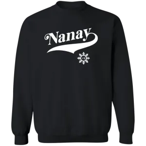 Number One Nanay Unisex Crewneck Pullover Sweatshirt