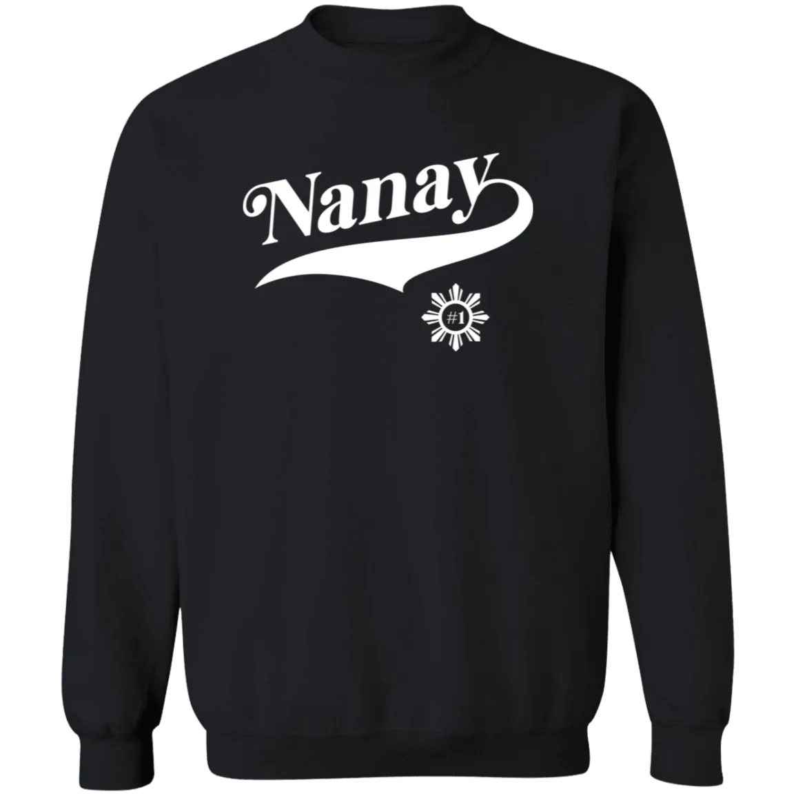 Number One Nanay Unisex Crewneck Pullover Sweatshirt