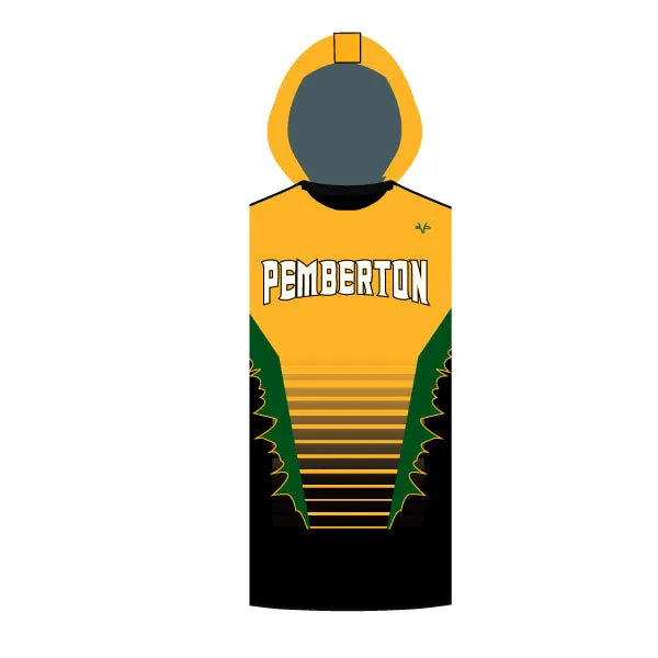 PEMBERTON HORNETS SUBLIMATED SLEEVELESS COMPRESSION HOODIE