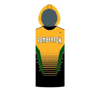 PEMBERTON HORNETS SUBLIMATED SLEEVELESS COMPRESSION HOODIE