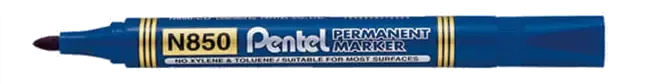 Pentel Permanent Marker Pen N850 Blue 20% OFF LIMITED STOCK