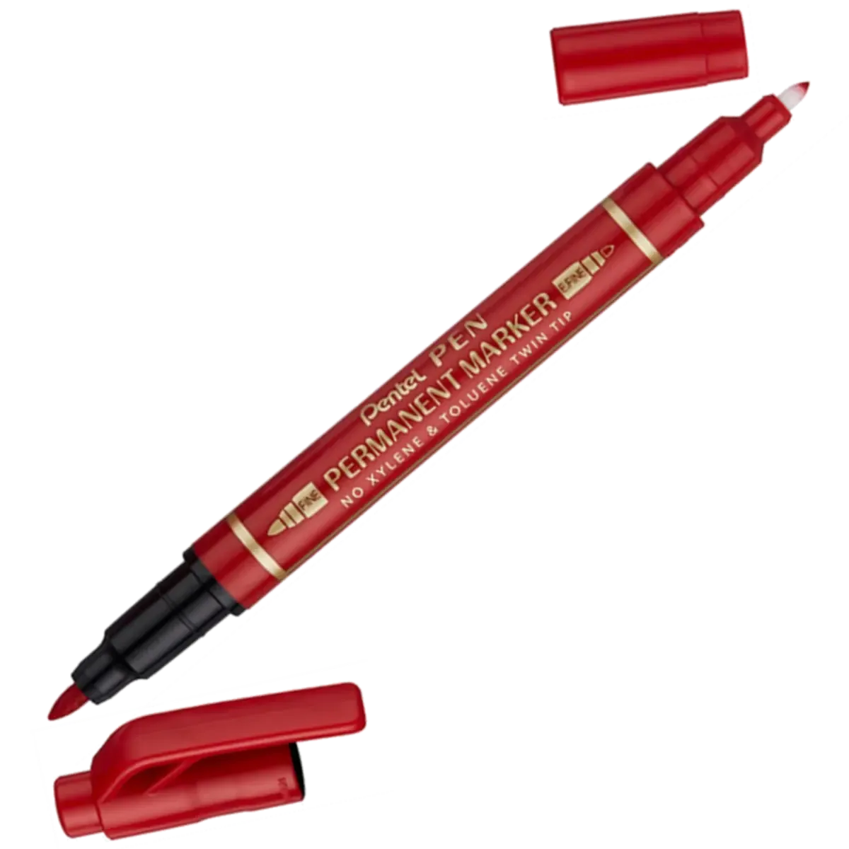 Pentel Twin-Tipped Permanent Marker Pen N75W