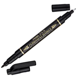 Pentel Twin-Tipped Permanent Marker Pen N75W