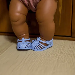Periwinkle (Gordis blue) jelly shoes - Minikane rts