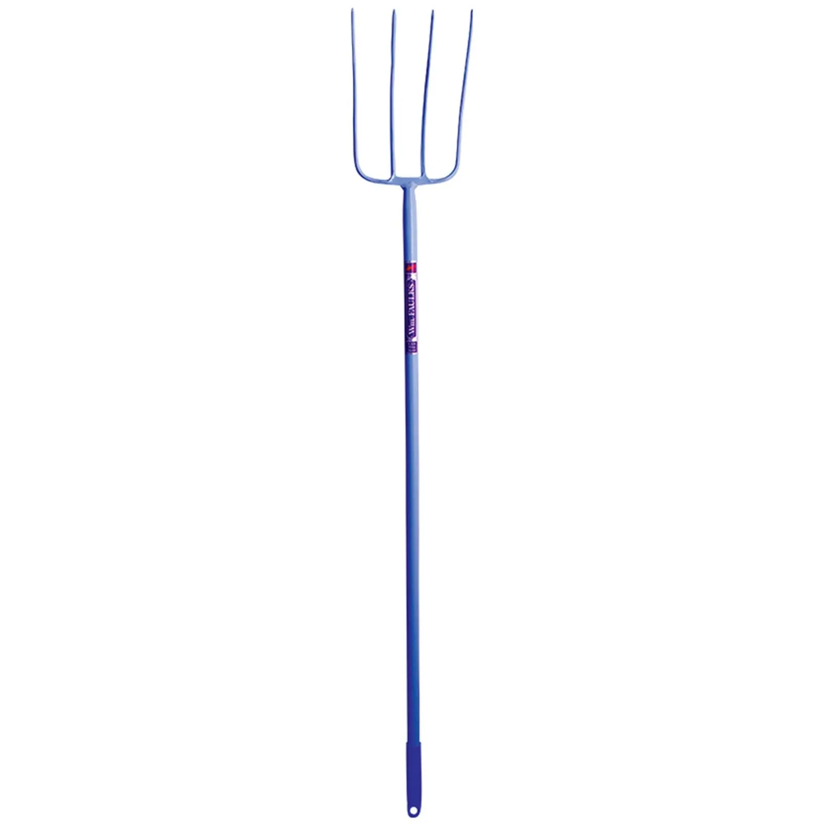 Perry Equestrian 1200mm (48) Straight Handle 4 Prong Steel Manure Fork"