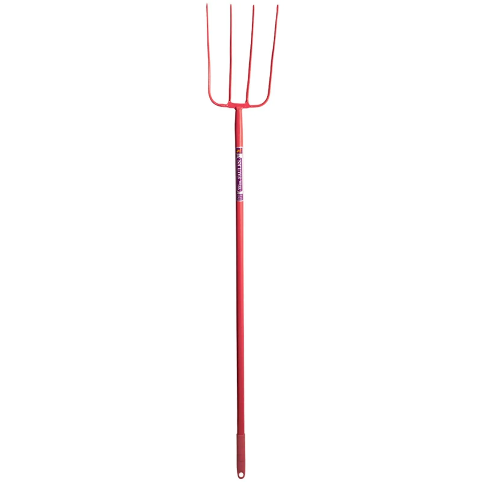 Perry Equestrian 1200mm (48) Straight Handle 4 Prong Steel Manure Fork"