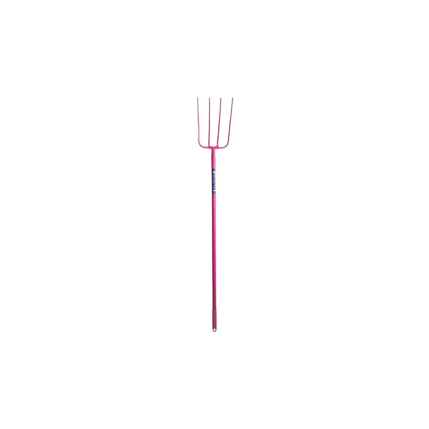 Perry Equestrian 1200mm (48) Straight Handle 4 Prong Steel Manure Fork"