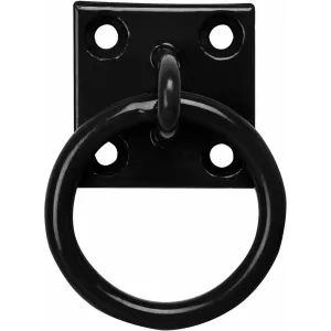 Perry Equestrian 50mm x 50mm Perry Equestrian Chain Ring on Plate - Pack of 2