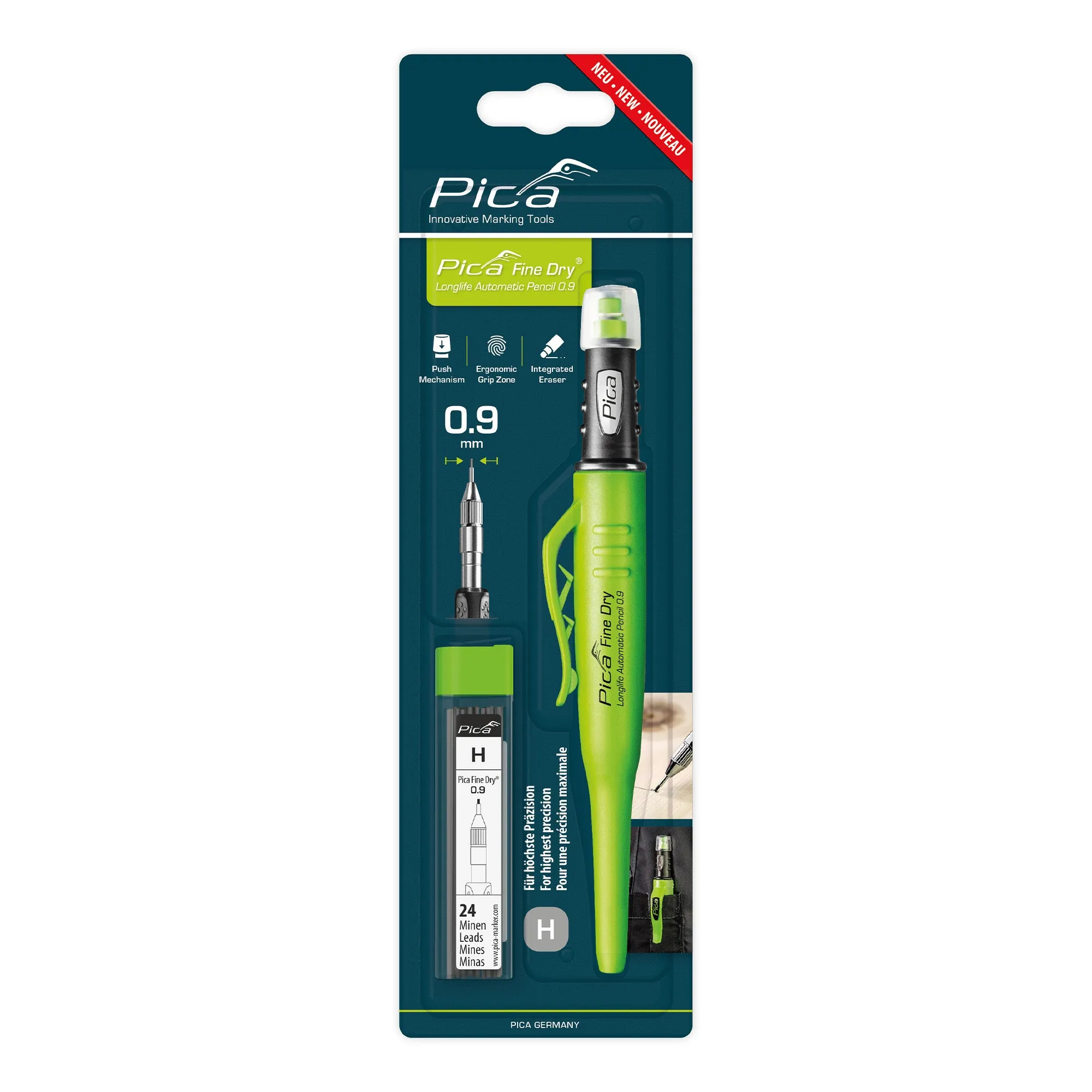 Pica Fine Dry Pen and Refill Bundle