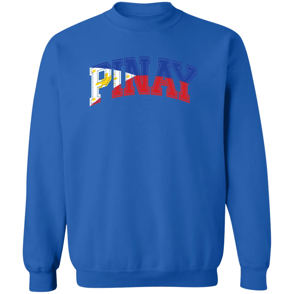 Pinay with Flag Embedded Unisex Crewneck Pullover Sweatshirt