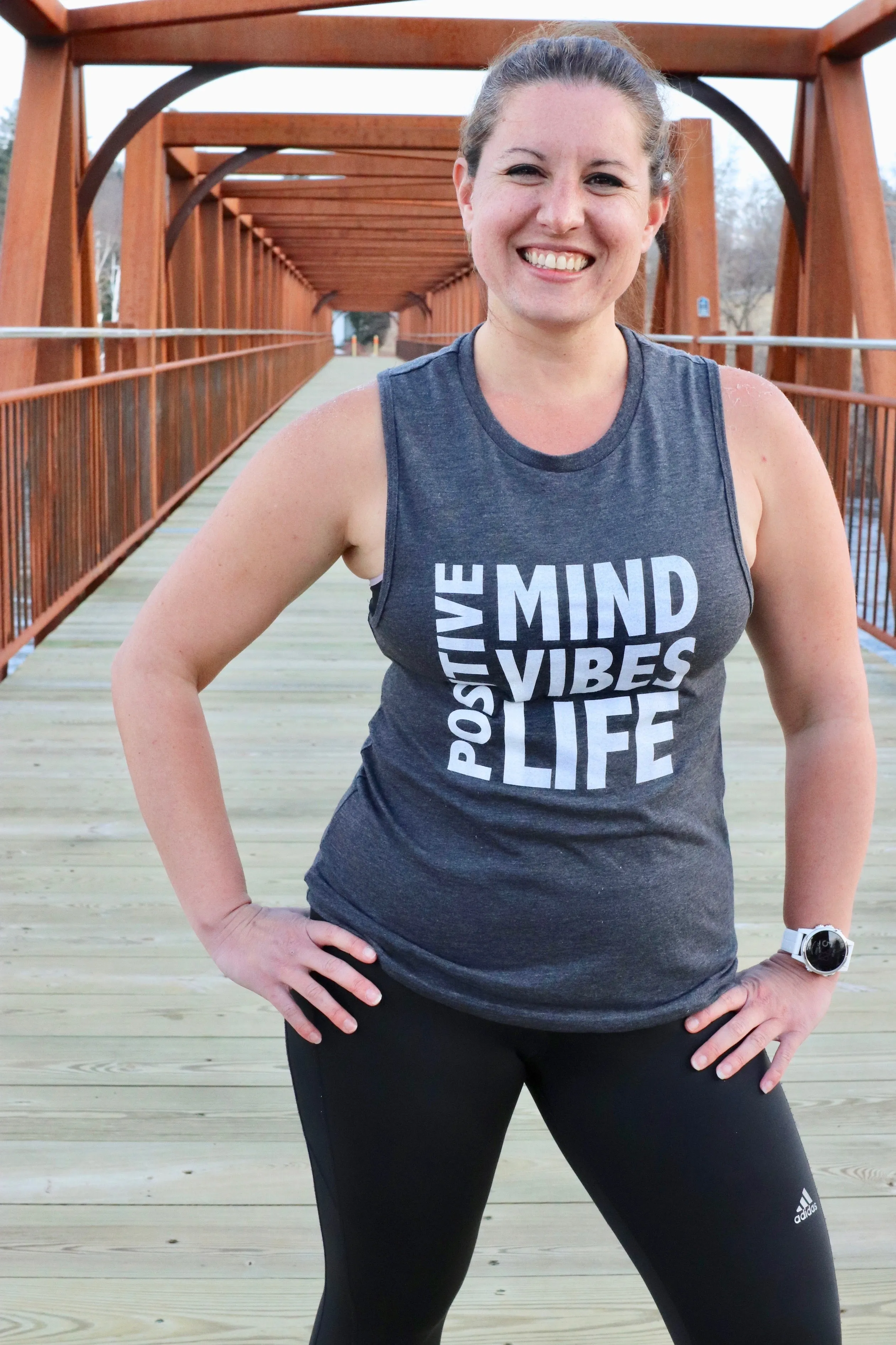 Positive Vibes: Mind - Vibes - Life Muscle Tank