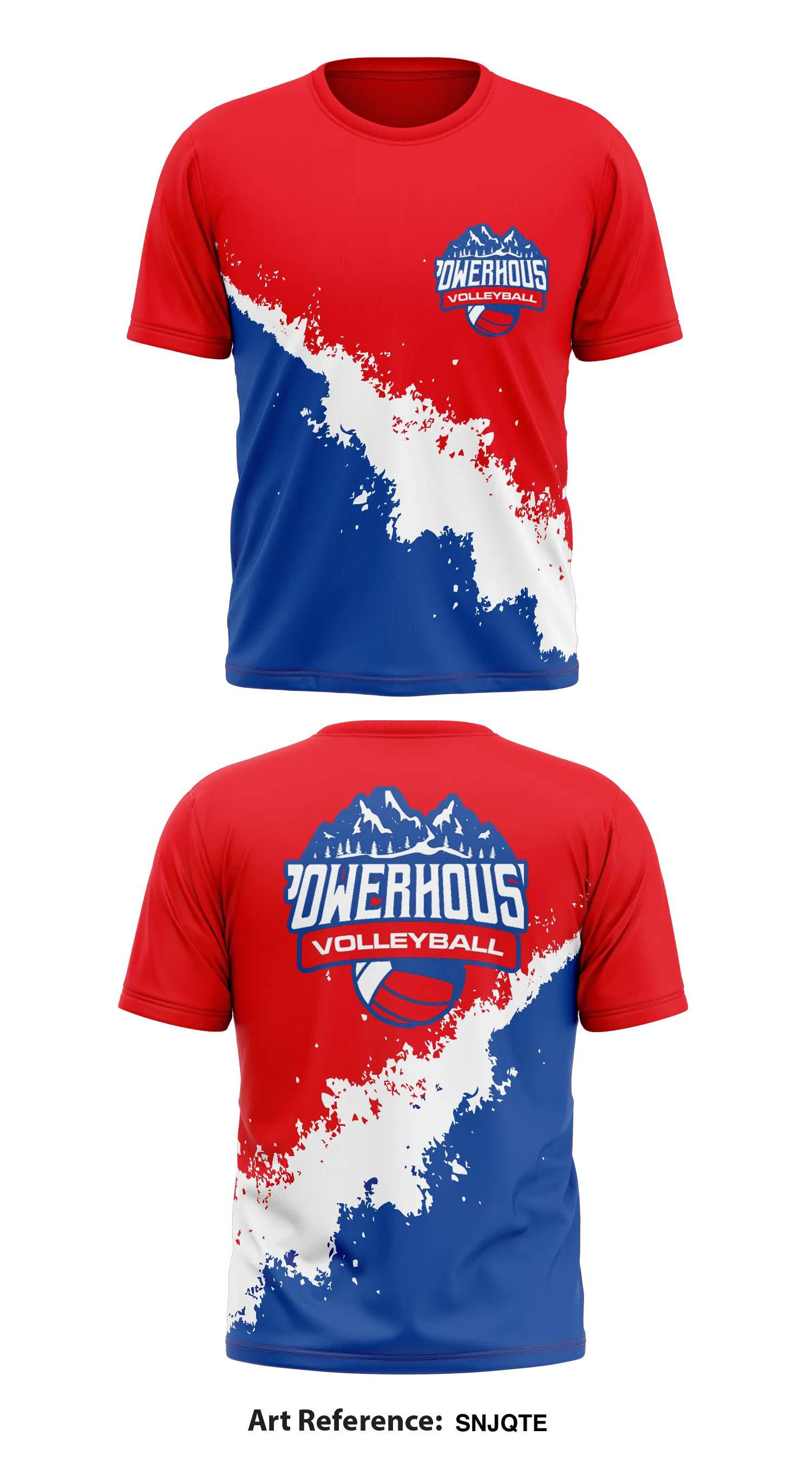 Powerhouse Volleyball Store 1 Core Men's SS Performance Tee - snjQTe