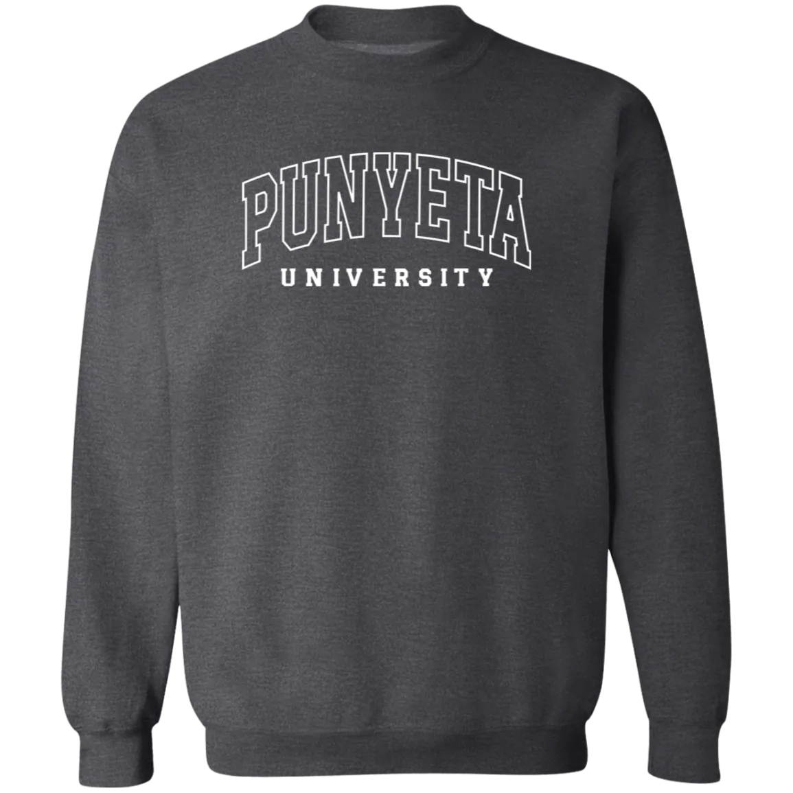 Punyeta University Unisex Crewneck Pullover Sweatshirt