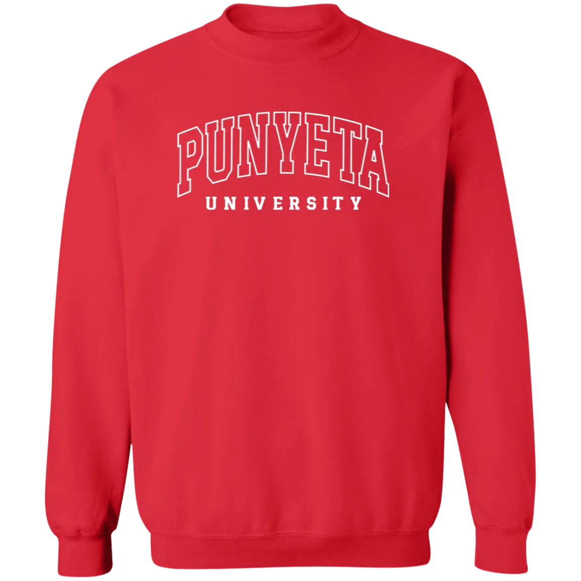 Punyeta University Unisex Crewneck Pullover Sweatshirt