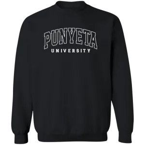 Punyeta University Unisex Crewneck Pullover Sweatshirt