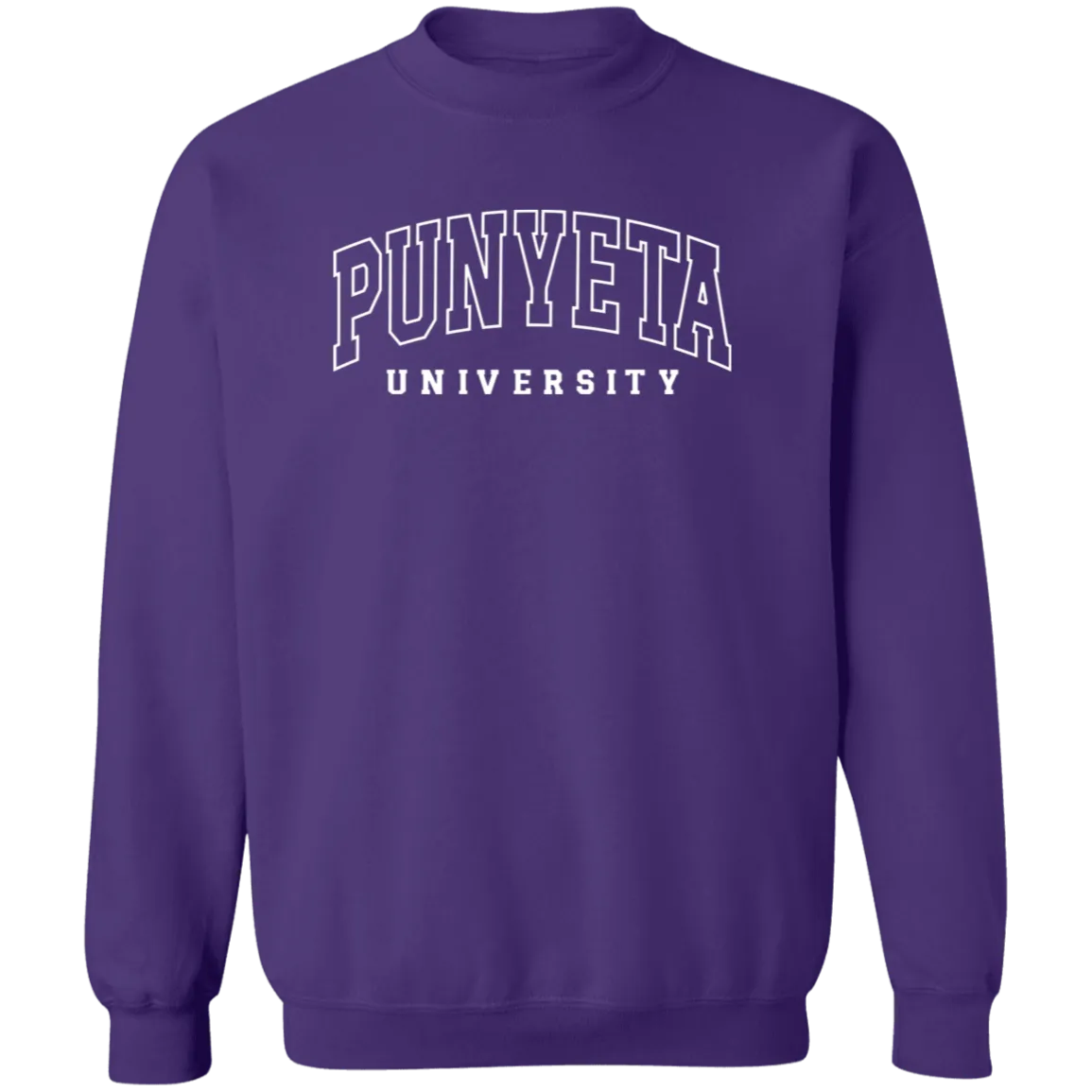 Punyeta University Unisex Crewneck Pullover Sweatshirt