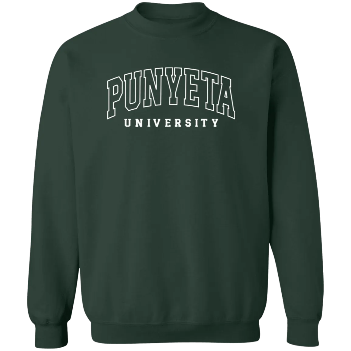 Punyeta University Unisex Crewneck Pullover Sweatshirt