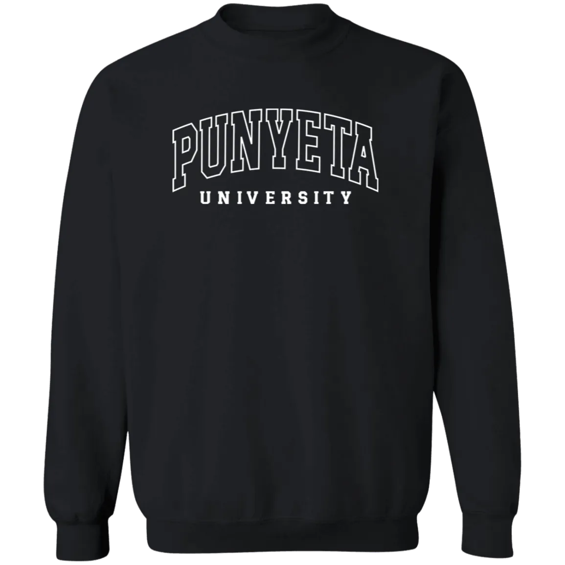 Punyeta University Unisex Crewneck Pullover Sweatshirt