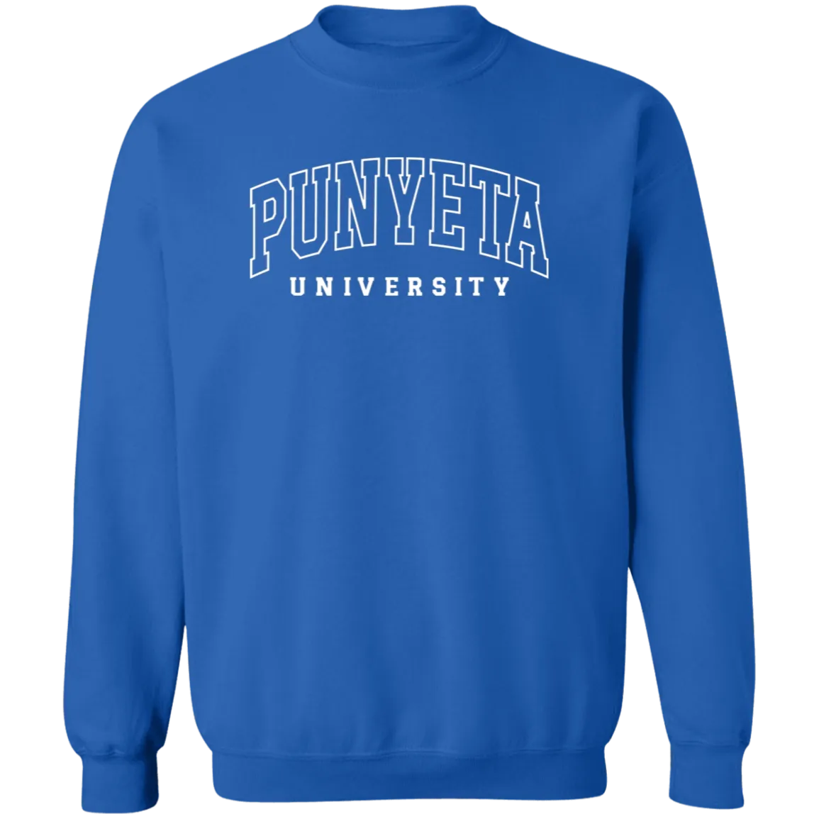 Punyeta University Unisex Crewneck Pullover Sweatshirt