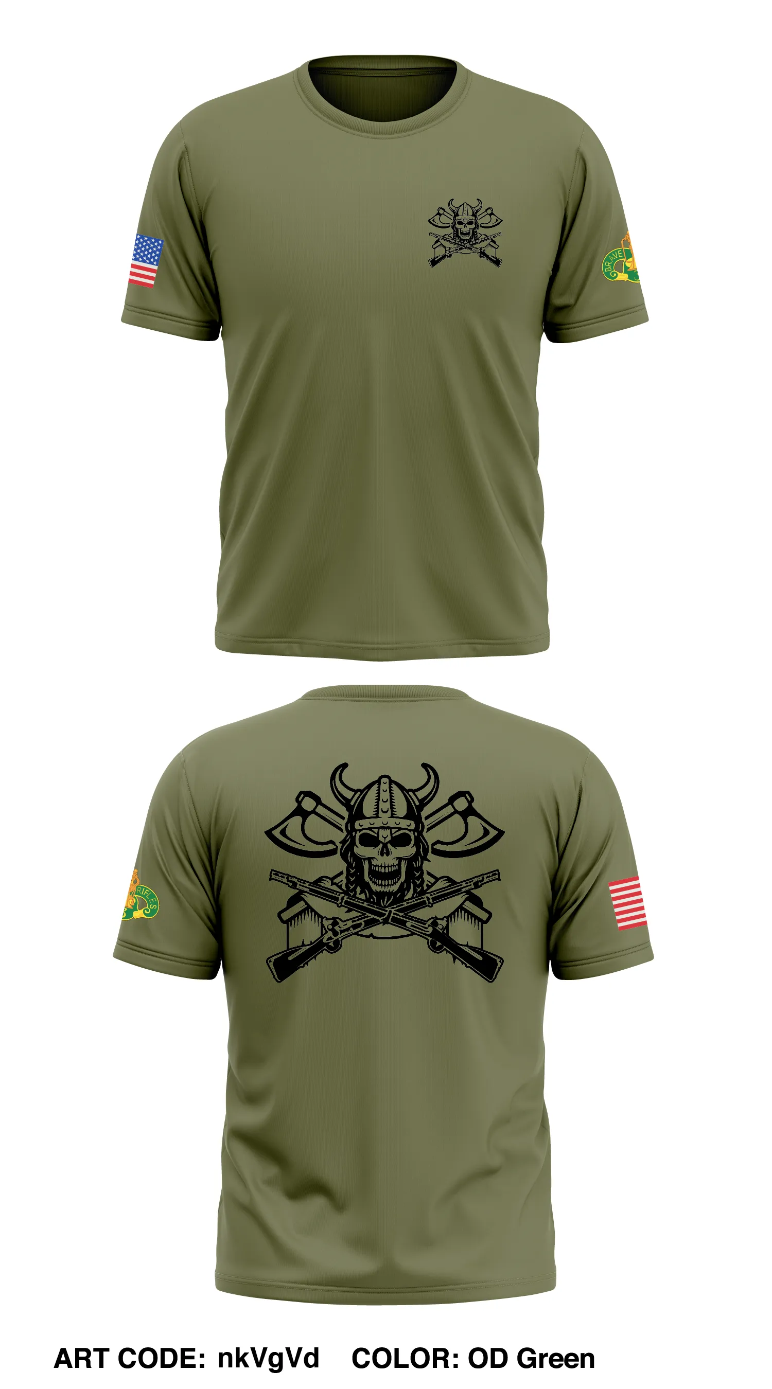 Quicksilver Troop 4th Squadron 3rd Cavalry Regiment Store 1 Core Men's SS Performance Tee - nkVgVd