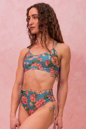 RAD Paradiso Divina Top - Floral Teal