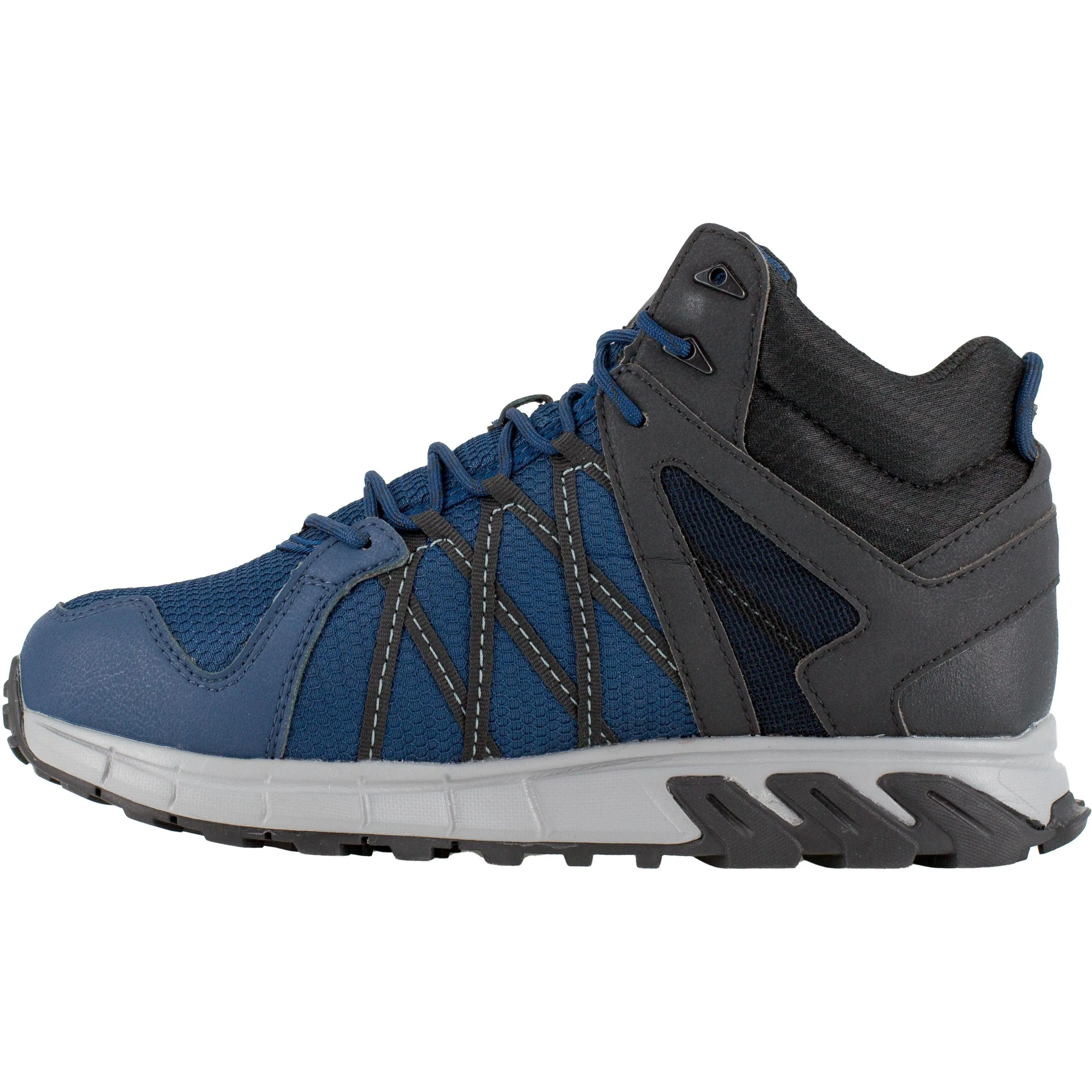 Reebok Men's Trailgrip CushGuard Athletic Metguard Work Boot- Navy- RB3400