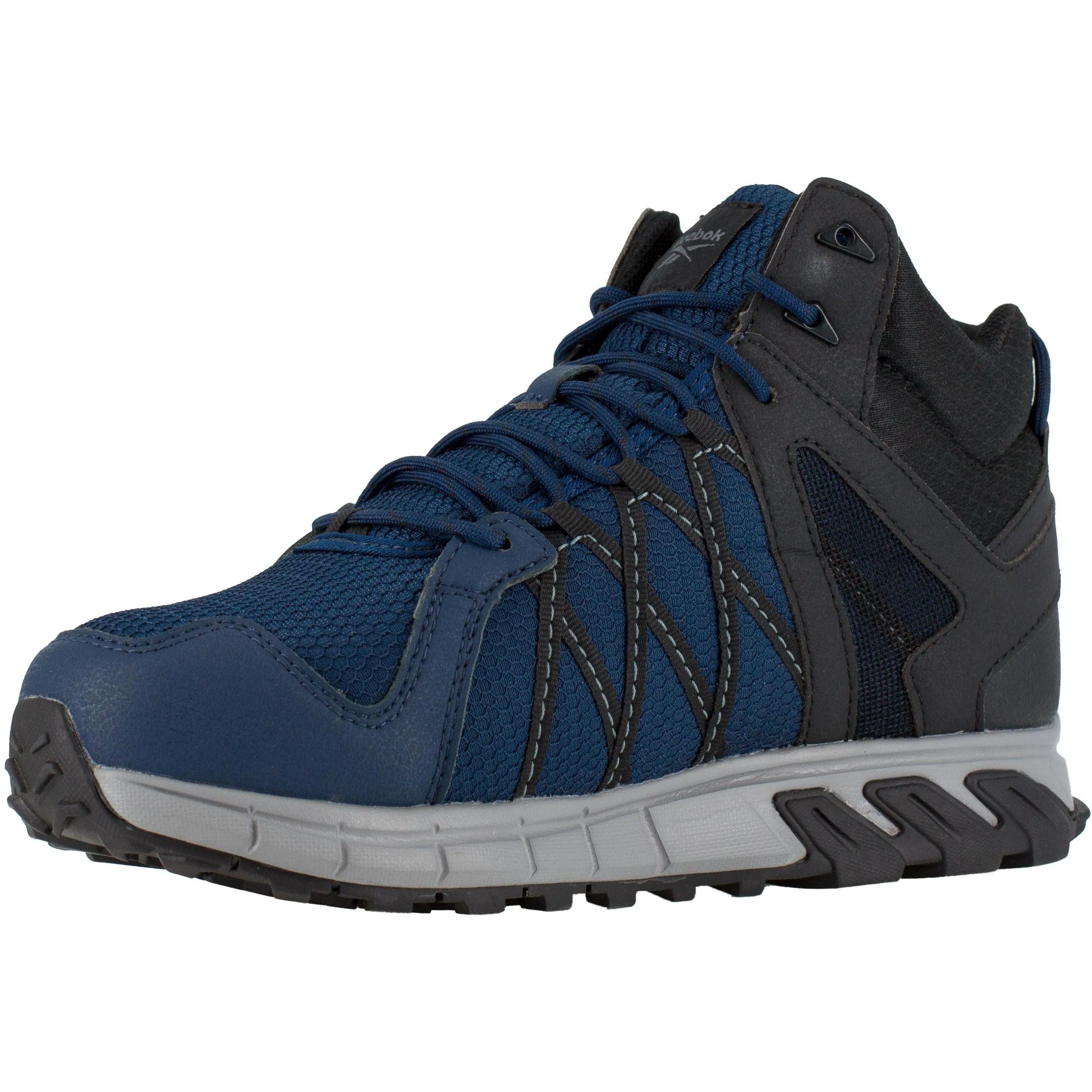 Reebok Men's Trailgrip CushGuard Athletic Metguard Work Boot- Navy- RB3400