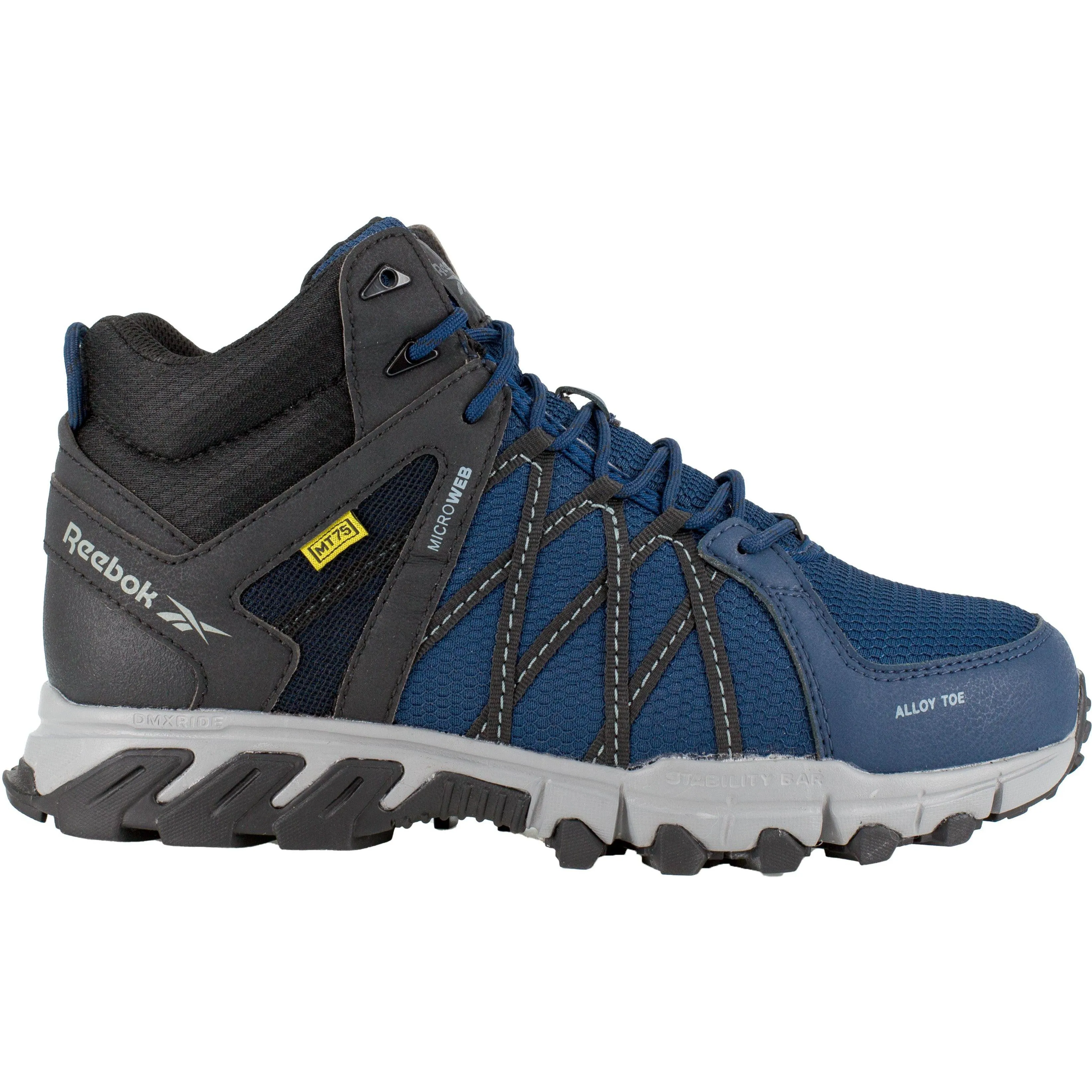 Reebok Men's Trailgrip CushGuard Athletic Metguard Work Boot- Navy- RB3400