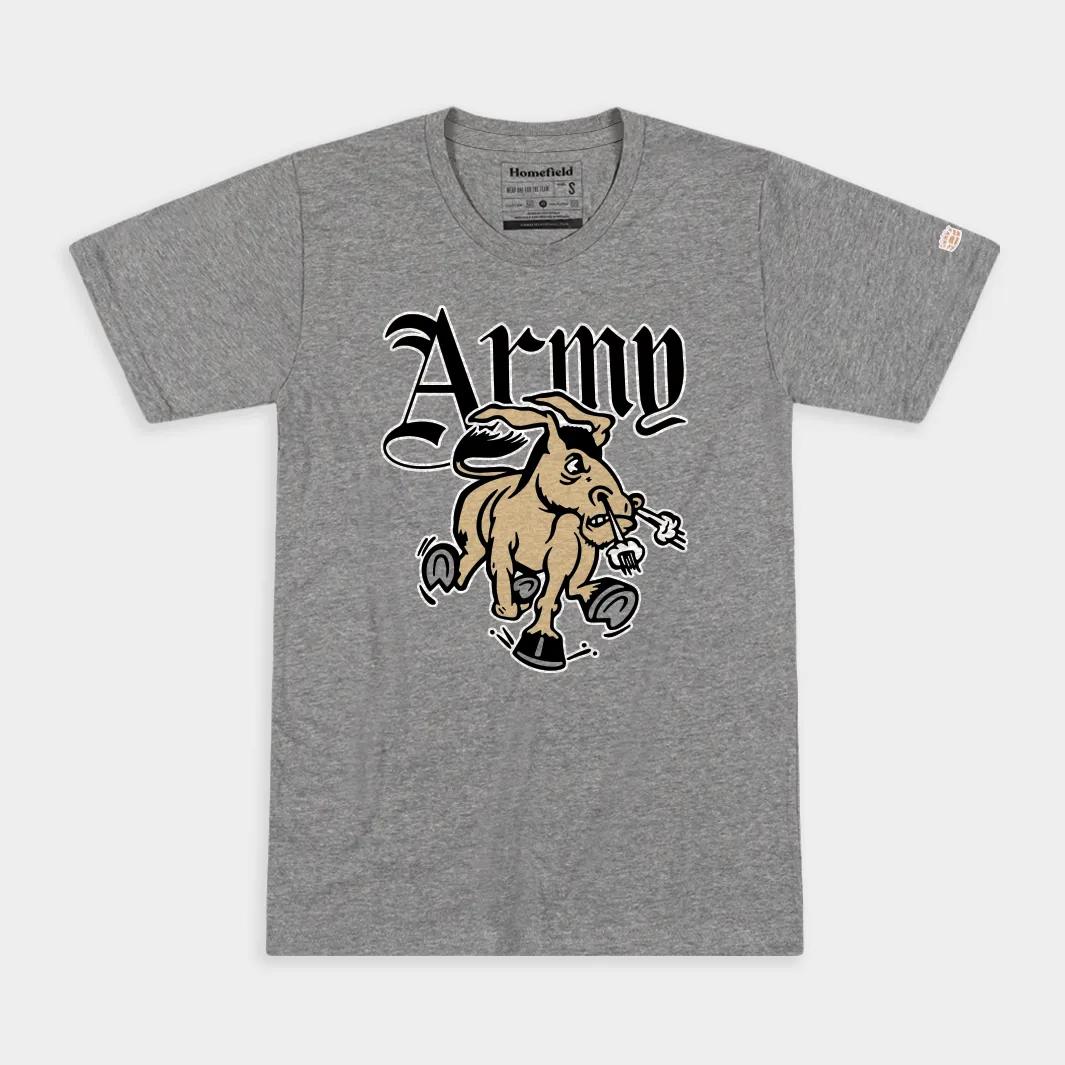 Retro Army Black Knights Retro Mule Tee