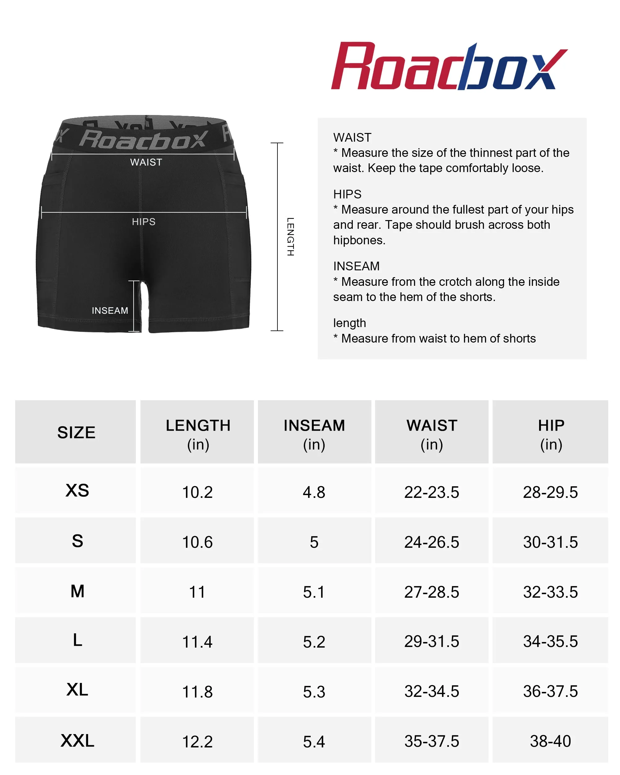 Roadbox Women's 5 inch Yoga Shorts with Pockets - UPF 30  Sun UV Protection Workout Gym Spandex Compression Shorts for Volleyball