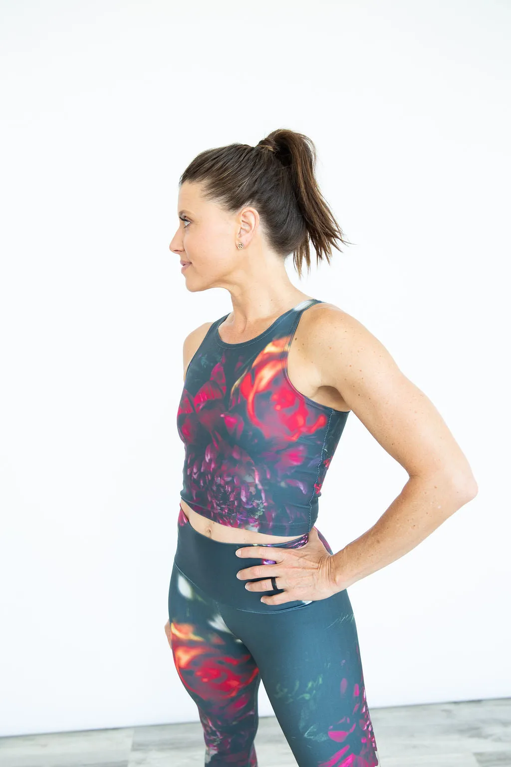 Romantic Night Florals Top