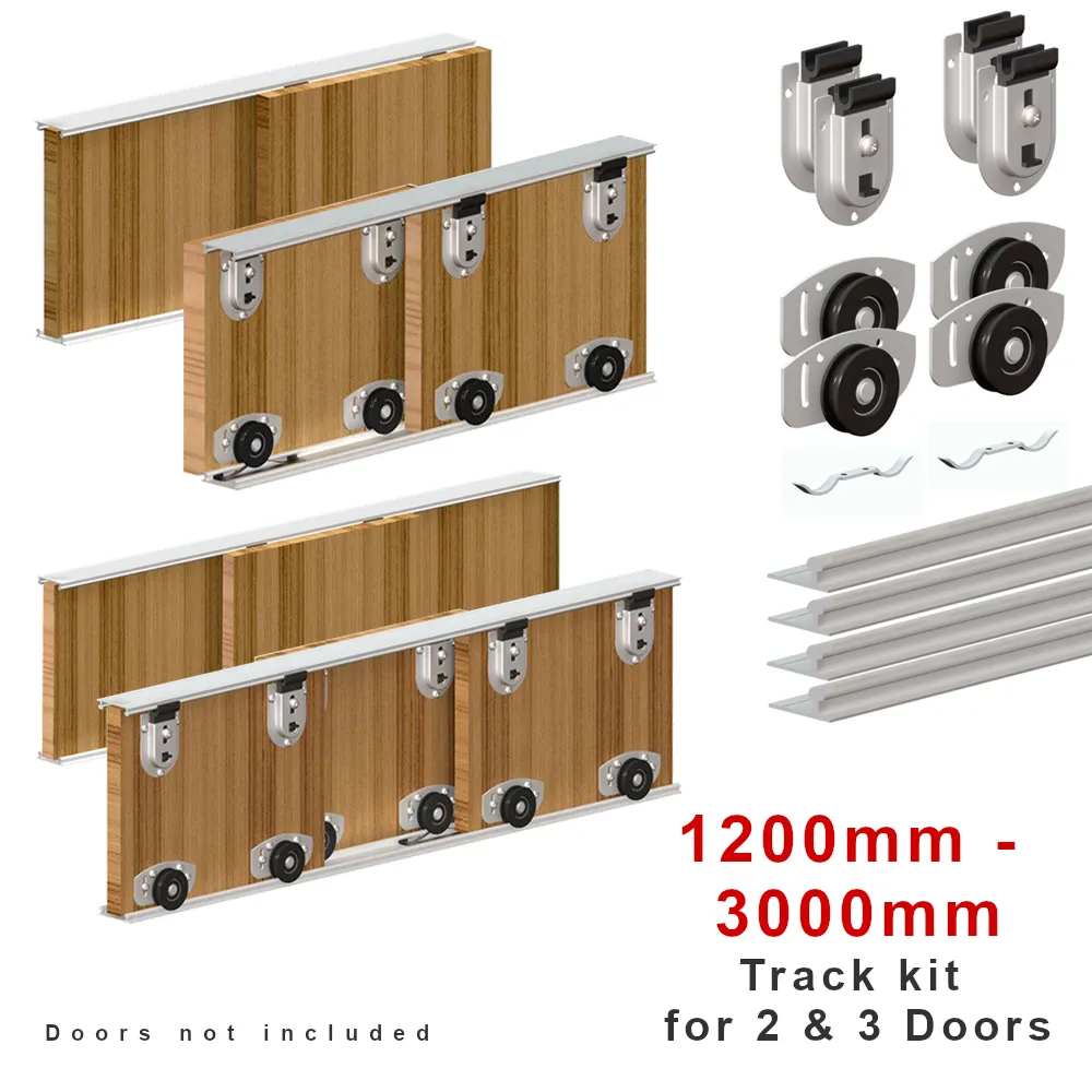 Rothley Ares 2 Wardrobe Sliding Door Track System 70kg