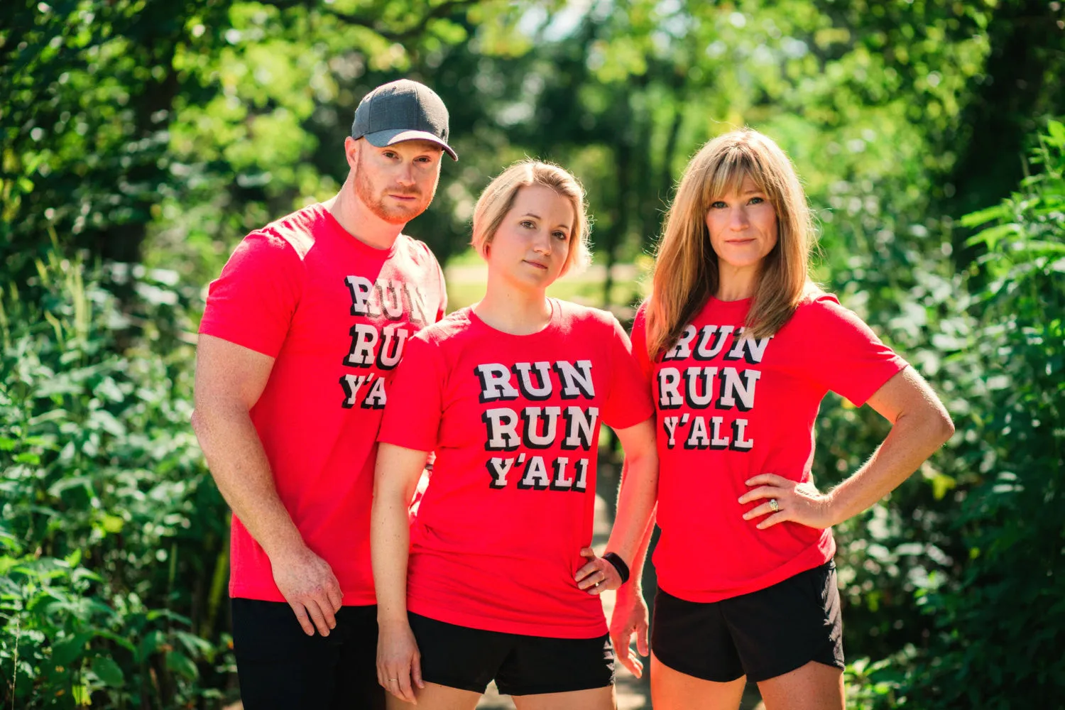 Runner T-shirt - Run Run Y'all - Running - Southern - Tee