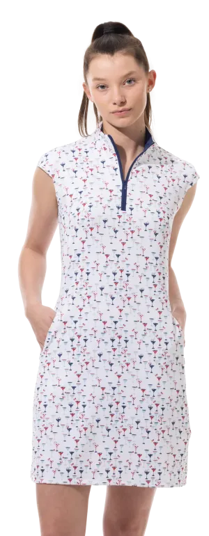 SanSoleil   SolStyle   Sleeveless Print Dress Libertini