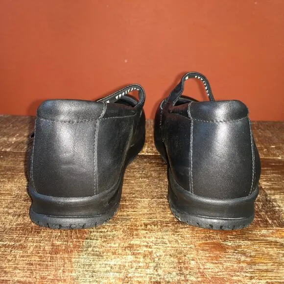 SAS San Antonio Shoes Clare Non Slip Mary Jane Loafer Black Womens 9 Narrow
